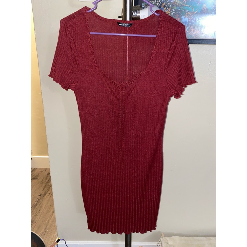 Maroon Dress